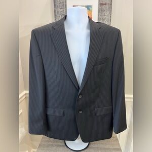 Ralph Lauren Dark Gray Striped Blazer